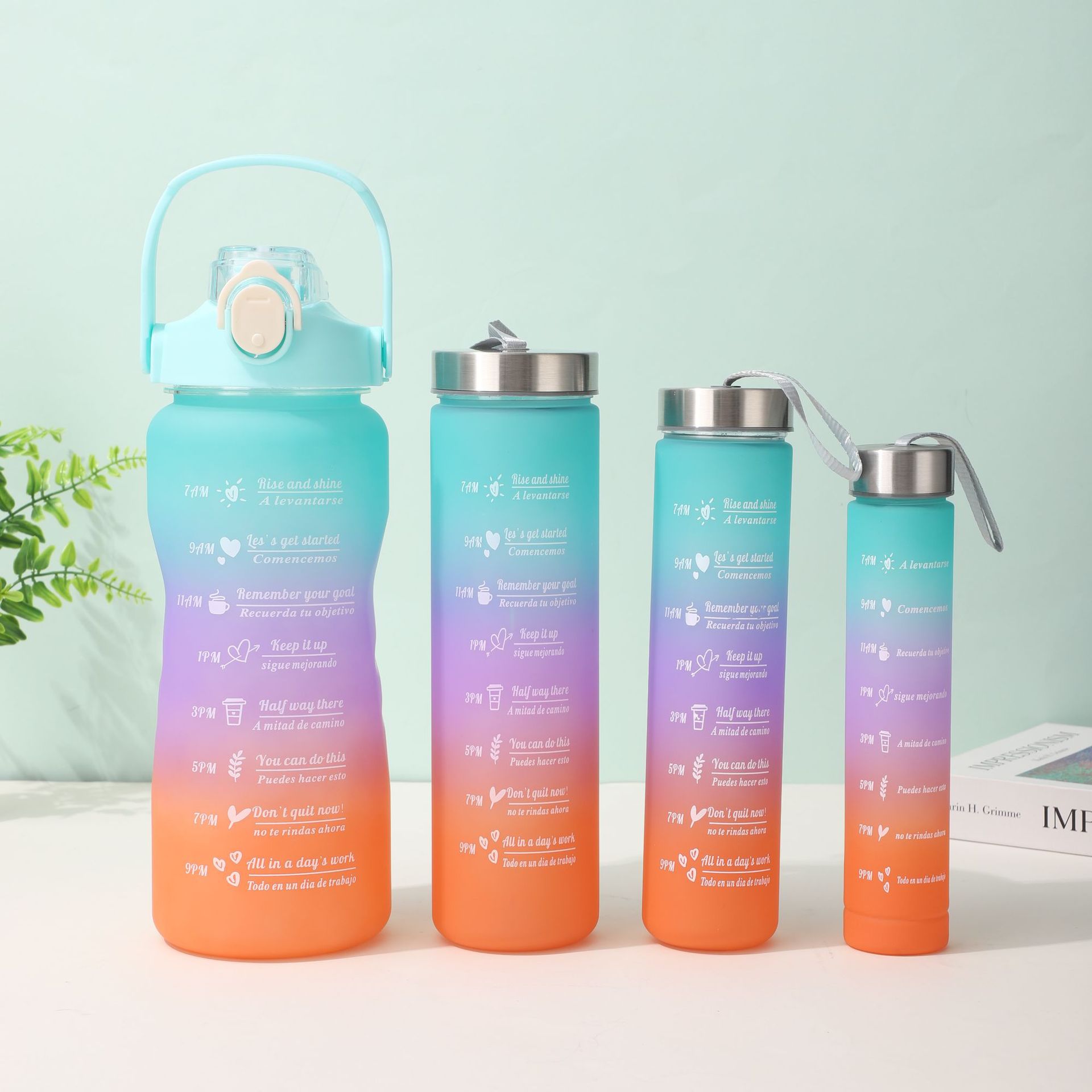 Gradient Color Bottle Set(4pcs)
